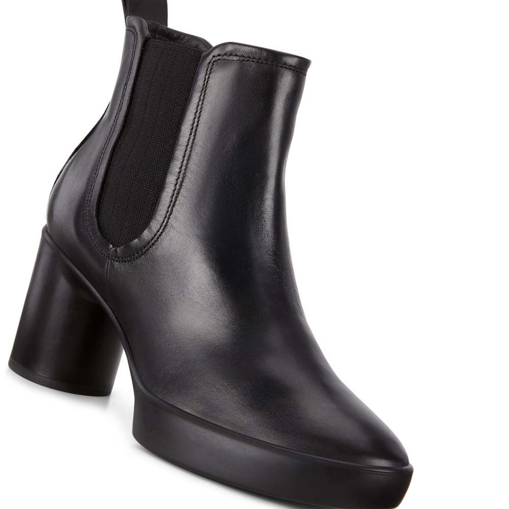 Dámské Společenské Boty Ecco Shape Sculpted Motion 55 Chelsea Ankle Černé | CZ 119BEX